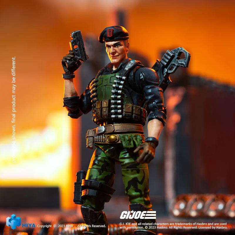 HIYA Exquisite Mini Series 1/18 Scale 4 Inch G.I.Joe Flint Action Figure - Image 4