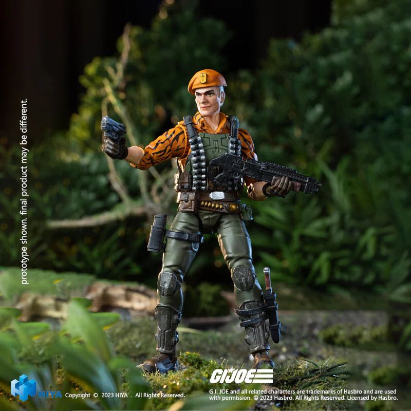 HIYA Exquisite Mini Series 1/18 Scale 4 Inch G.I.Joe Flint Tiger Force Ver. Action Figure - Image 4