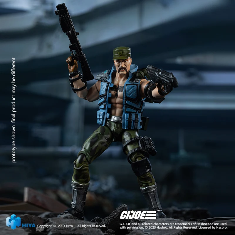 HIYA Exquisite Mini Series 1/18 Scale 4 Inch G.I.Joe Gung-Ho Action Figure - Image 2