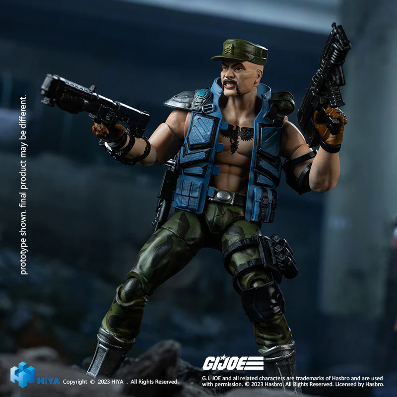 HIYA Exquisite Mini Series 1/18 Scale 4 Inch G.I.Joe Gung-Ho Action Figure - Image 3