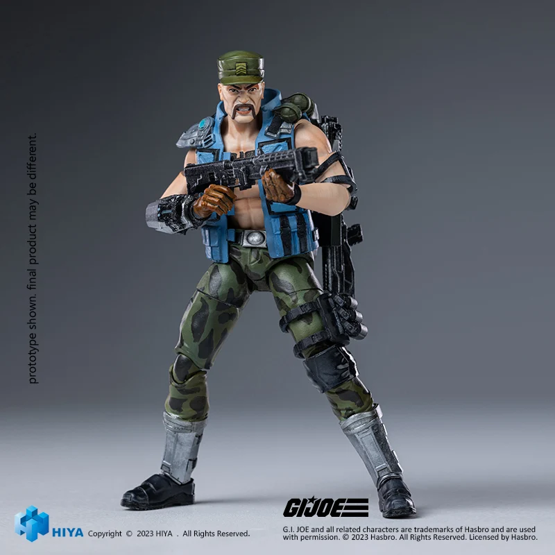HIYA Exquisite Mini Series 1/18 Scale 4 Inch G.I.Joe Gung-Ho Action Figure - Image 7