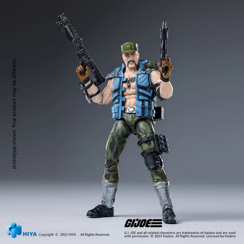 HIYA Exquisite Mini Series 1/18 Scale 4 Inch G.I.Joe Gung-Ho Action Figure - Image 8