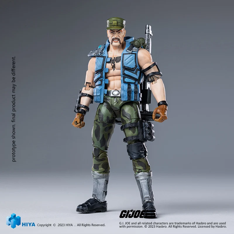 HIYA Exquisite Mini Series 1/18 Scale 4 Inch G.I.Joe Gung-Ho Action Figure - Image 9