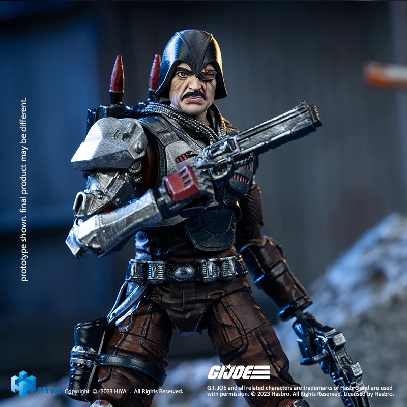 HIYA Exquisite Mini Series 1/18 Scale 4 Inch G.I.Joe Major Bludd Action Figure - Image 4