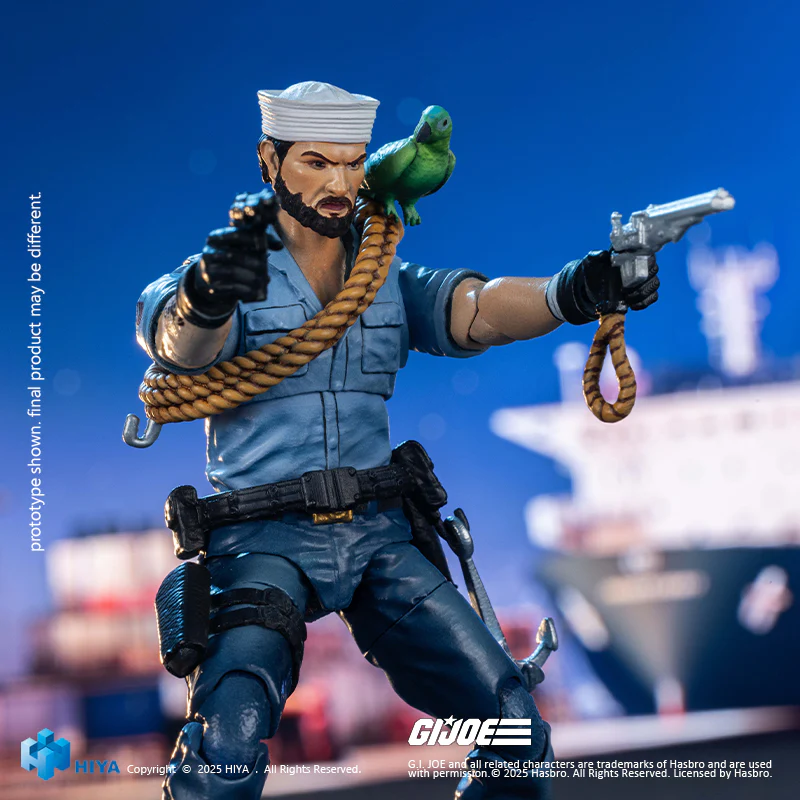 HIYA Exquisite Mini Series 1/18 Scale 4 Inch G.I.Joe Shipwreck Action Figure - Image 3