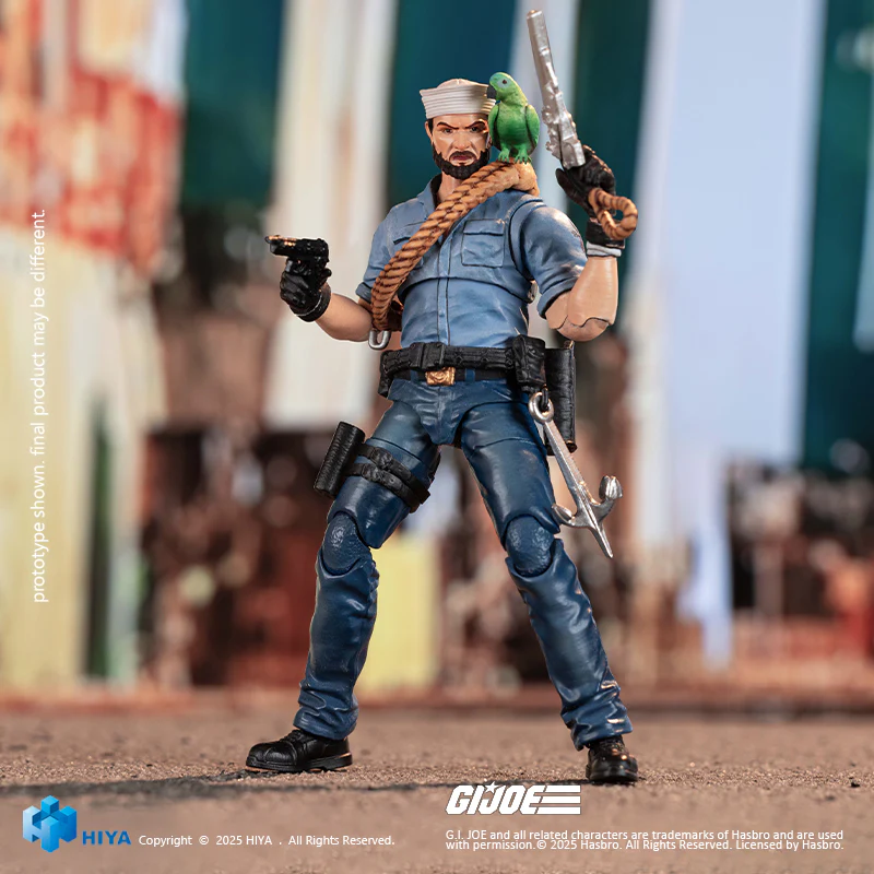 HIYA Exquisite Mini Series 1/18 Scale 4 Inch G.I.Joe Shipwreck Action Figure - Image 4