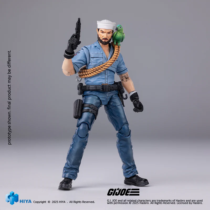HIYA Exquisite Mini Series 1/18 Scale 4 Inch G.I.Joe Shipwreck Action Figure - Image 9