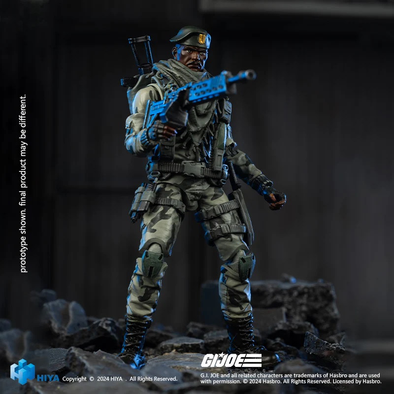 HIYA Exquisite Mini Series 1/18 Scale 4 Inch G.I.Joe Stalker Action Figure - Image 2
