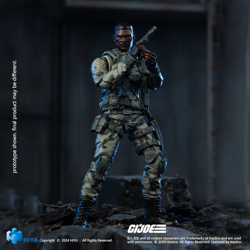 HIYA Exquisite Mini Series 1/18 Scale 4 Inch G.I.Joe Stalker Action Figure - Image 5