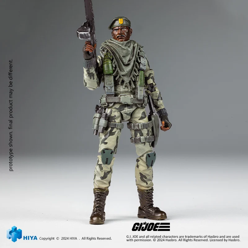 HIYA Exquisite Mini Series 1/18 Scale 4 Inch G.I.Joe Stalker Action Figure - Image 9