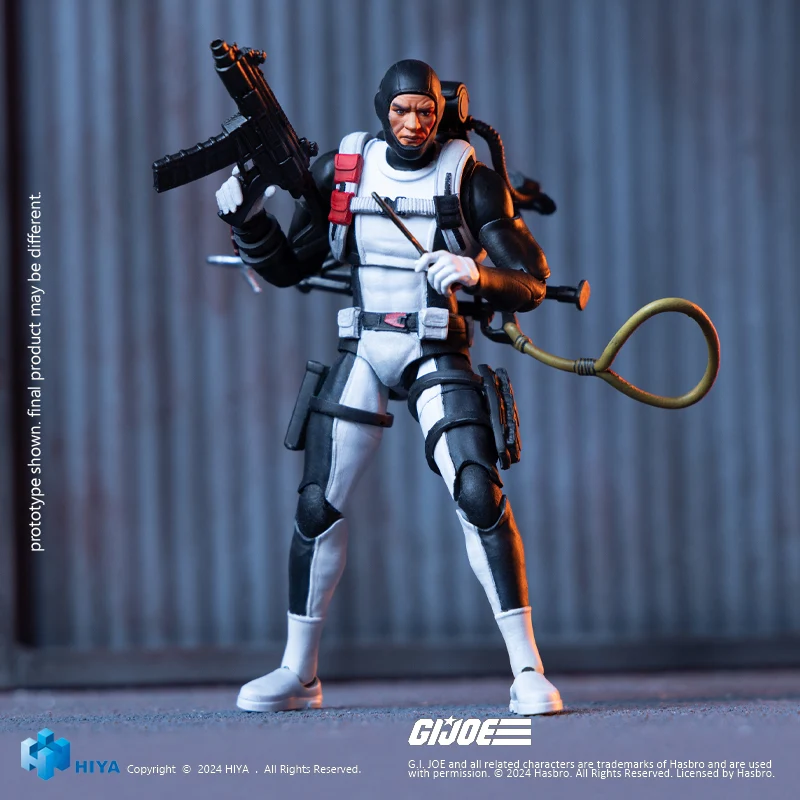 HIYA Exquisite Mini Series 1/18 Scale 4 Inch G.I.Joe Torpedo Action Figure - Image 5