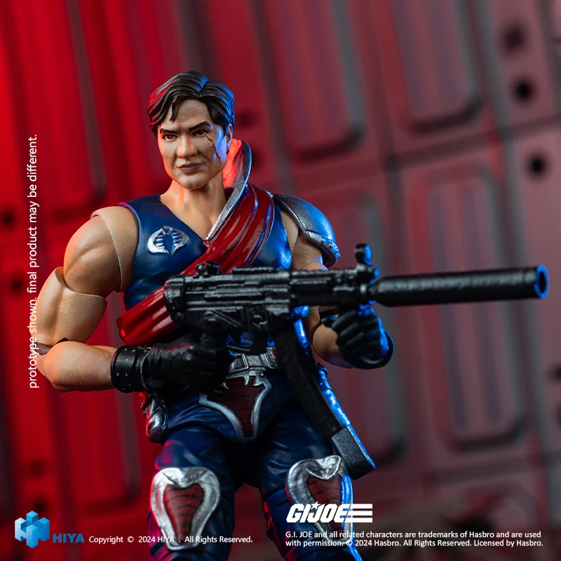 HIYA Exquisite Mini Series 1/18 Scale 4 Inch G.I.Joe Xamot Action Figure - Image 4