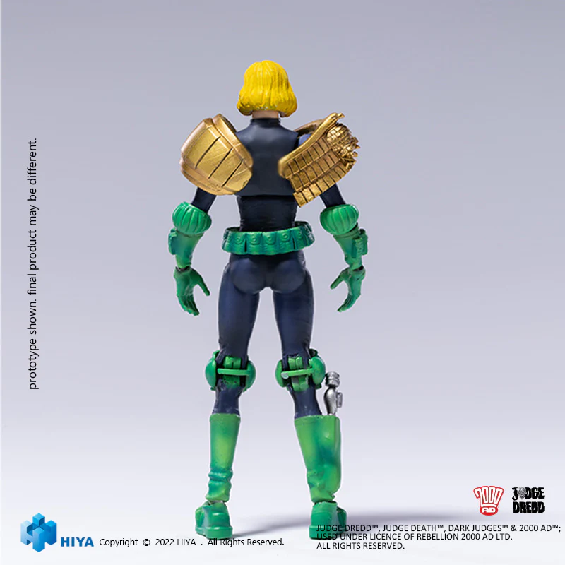 HIYA Exquisite Mini Series 1/18 Scale 4 Inch JUDGE DREDD Judge Anderson Action Figure - Image 3