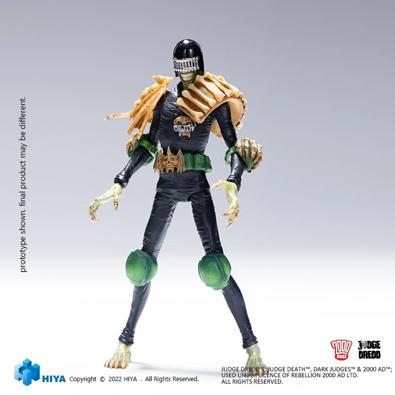 HIYA Exquisite Mini Series 1/18 Scale 4 Inch JUDGE DREDD Judge Death  Action Figure - Image 5