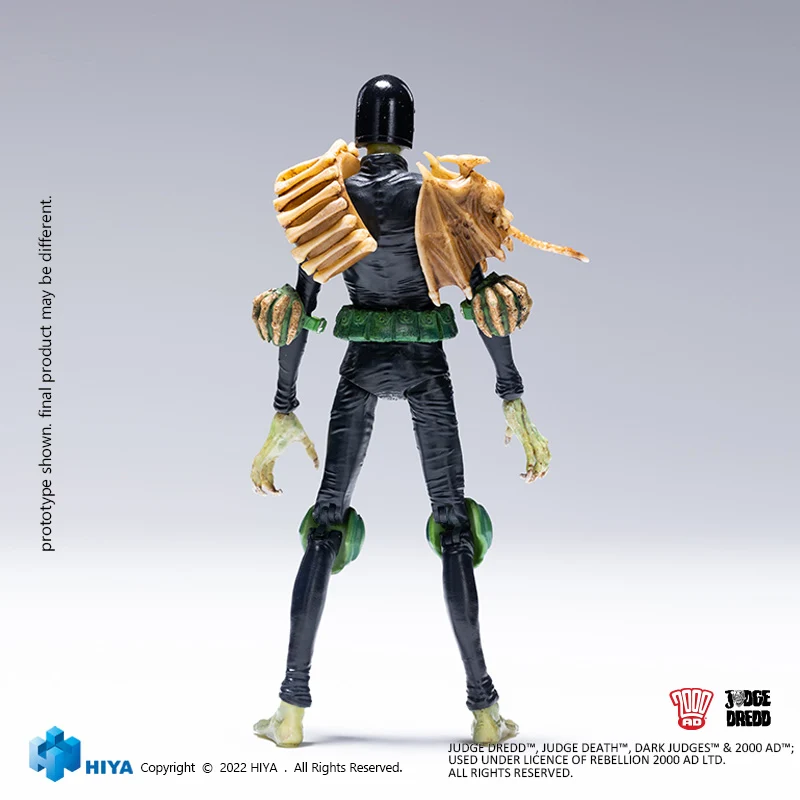 HIYA Exquisite Mini Series 1/18 Scale 4 Inch JUDGE DREDD Judge Death  Action Figure - Image 6
