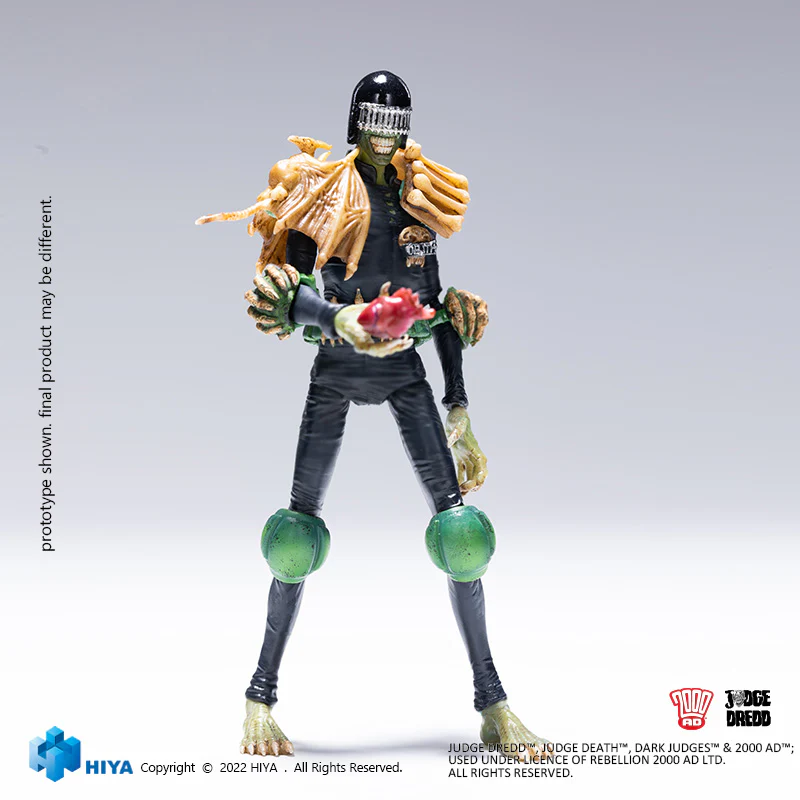 HIYA Exquisite Mini Series 1/18 Scale 4 Inch JUDGE DREDD Judge Death  Action Figure - Image 8