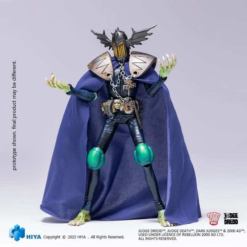HIYA Exquisite Mini Series 1/18 Scale 4 Inch JUDGE DREDD Judge Fear Action Figure - Image 5
