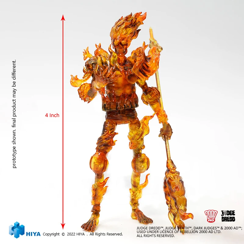 HIYA Exquisite Mini Series 1/18 Scale 4 Inch JUDGE DREDD Judge Fire Action Figure - Image 11