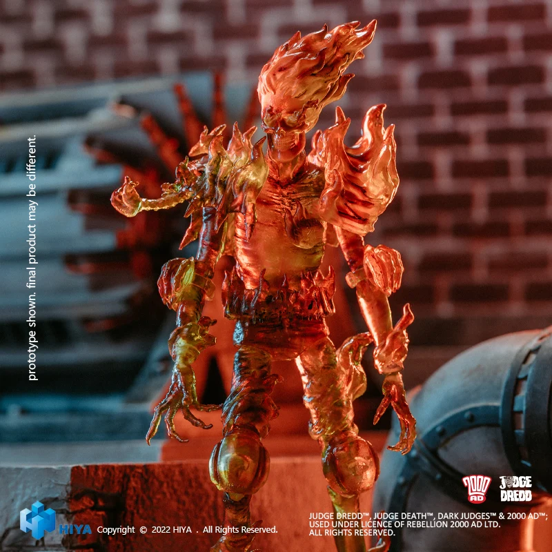 HIYA Exquisite Mini Series 1/18 Scale 4 Inch JUDGE DREDD Judge Fire Action Figure - Image 12
