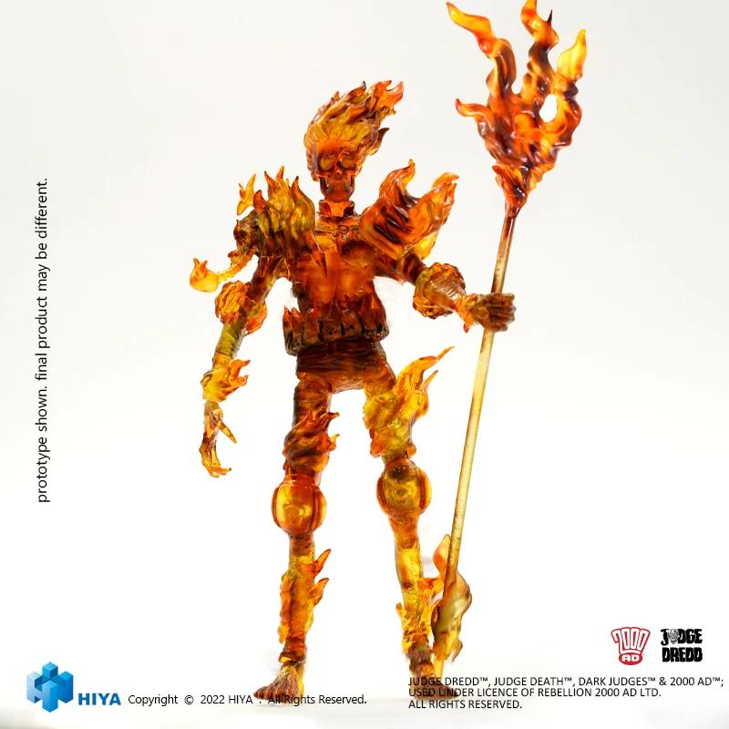 HIYA Exquisite Mini Series 1/18 Scale 4 Inch JUDGE DREDD Judge Fire Action Figure - Image 3