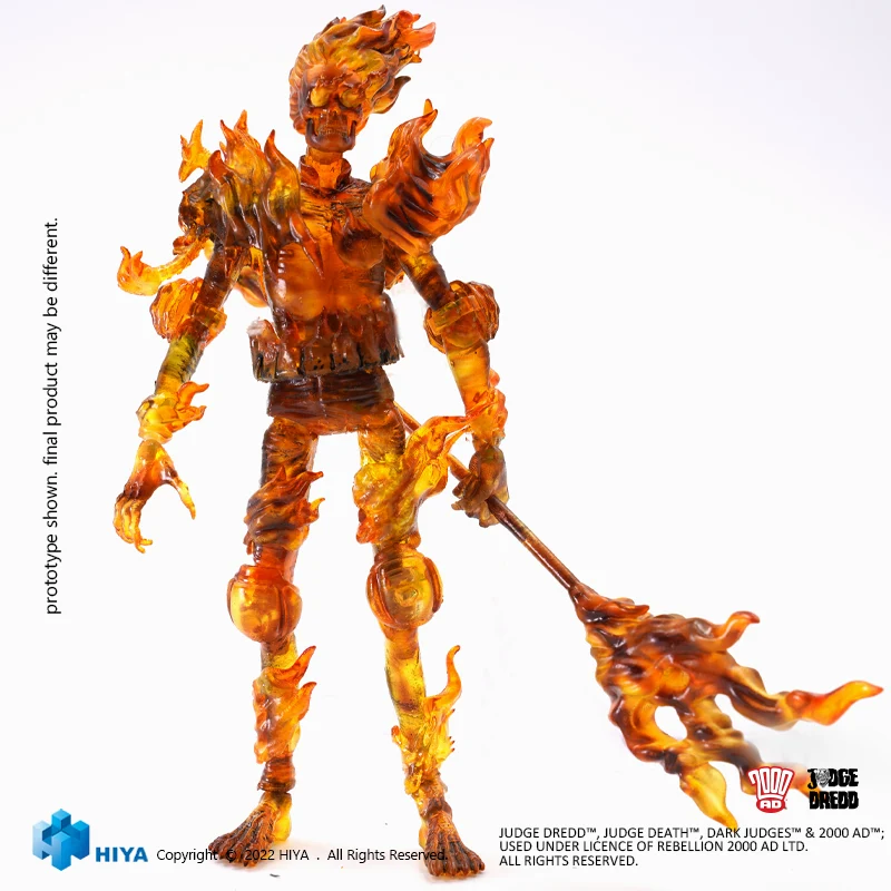 HIYA Exquisite Mini Series 1/18 Scale 4 Inch JUDGE DREDD Judge Fire Action Figure - Image 8