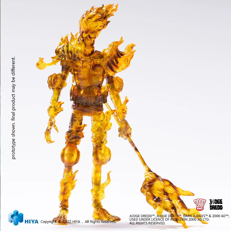 HIYA Exquisite Mini Series 1/18 Scale 4 Inch JUDGE DREDD Judge Fire Action Figure - Image 9