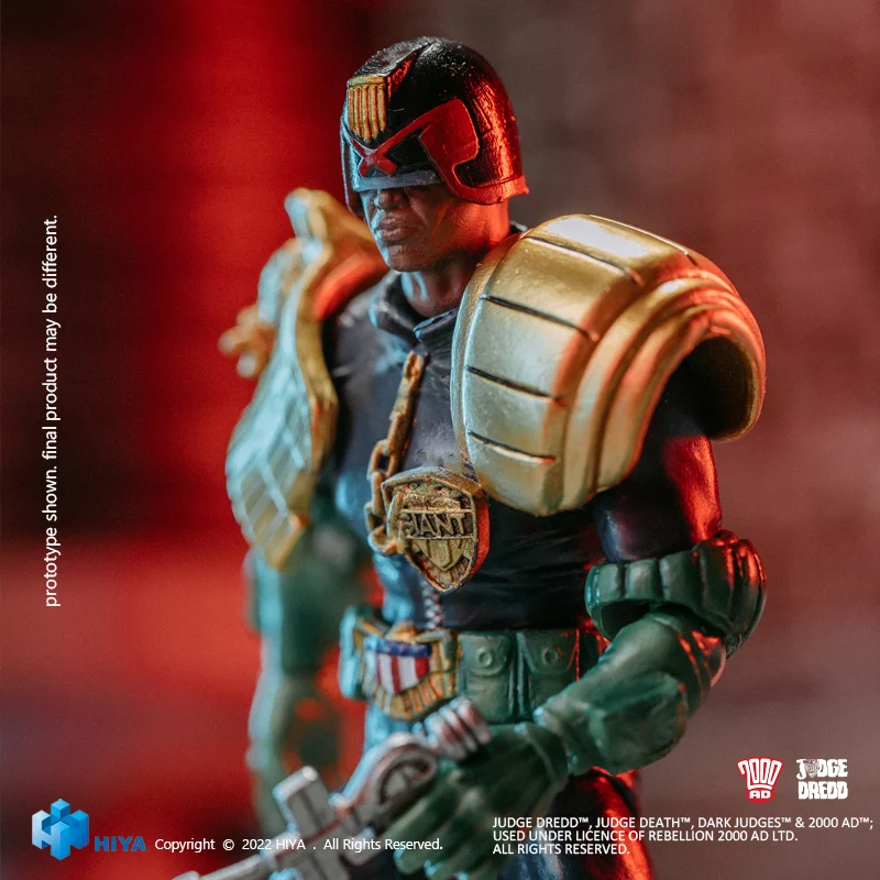 HIYA Exquisite Mini Series 1/18 Scale 4 Inch JUDGE DREDD Judge Giant Action Figure - Image 13