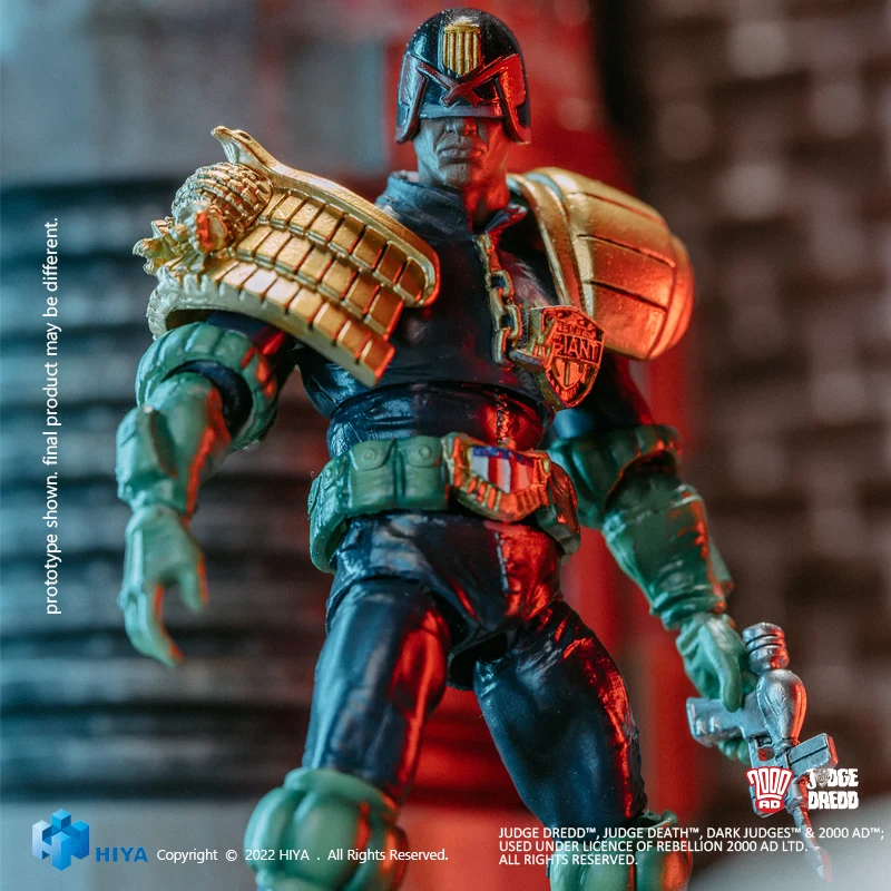 HIYA Exquisite Mini Series 1/18 Scale 4 Inch JUDGE DREDD Judge Giant Action Figure - Image 14