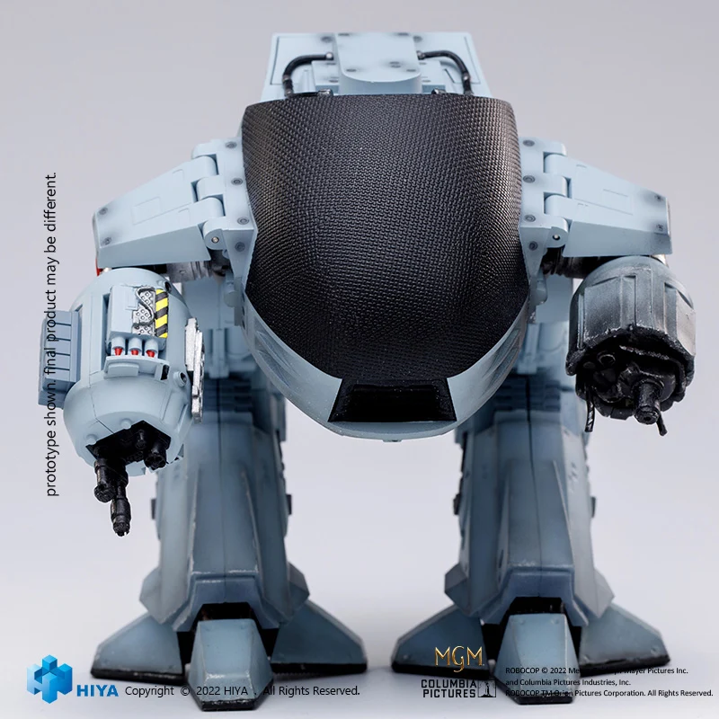 HIYA Exquisite Mini Series 1/18 Scale 4 Inch ROBOCOP 1 - battle damage ED209 With Sound Action Figure - Image 5