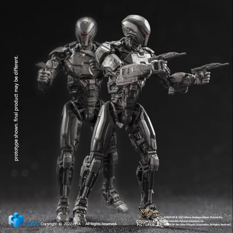 HIYA Exquisite Mini Series 1/18 Scale 4 Inch ROBOCOP 2014 EM208 TWO PACK Action Figure - Image 4