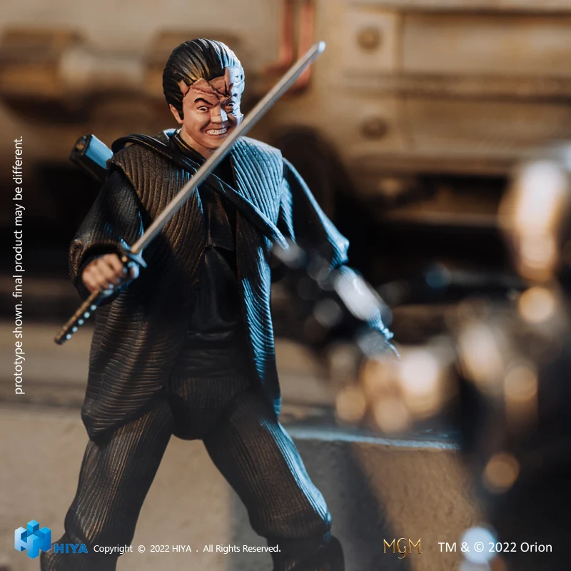 HIYA Exquisite Mini Series 1/18 Scale 4 Inch ROBOCOP3 Robocop VS Otomo 2 Pack Action Figure - Image 12