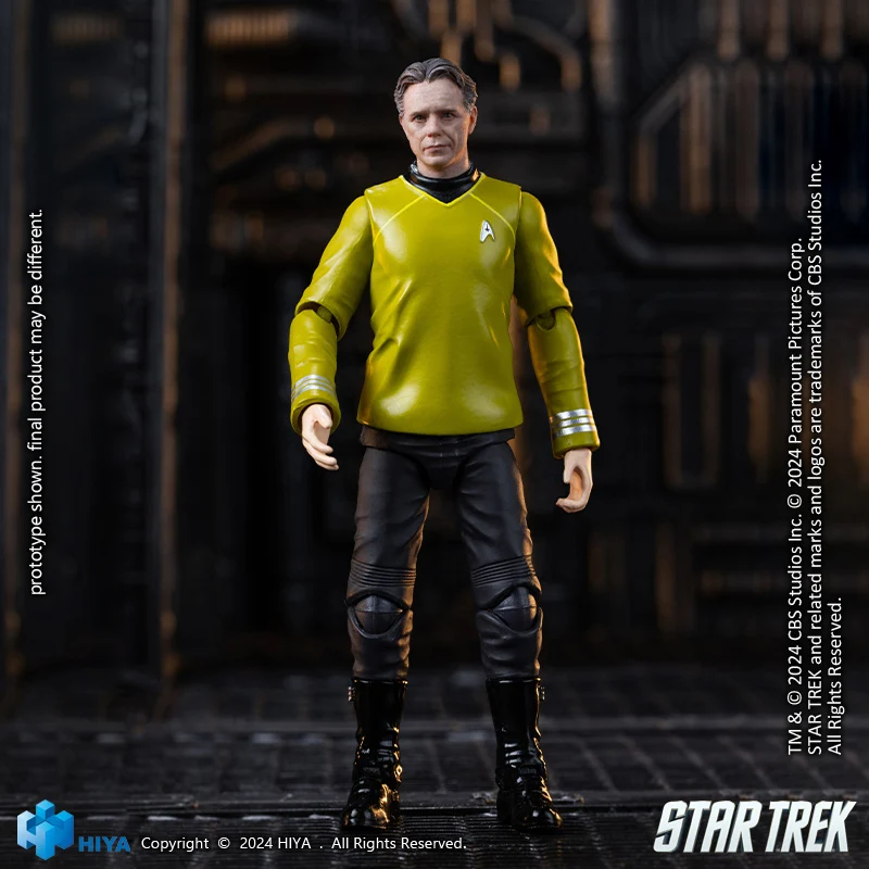 HIYA Exquisite Mini Series 1/18 Scale 4 Inch STAR TREK 2009 Pike Action Figure - Image 6