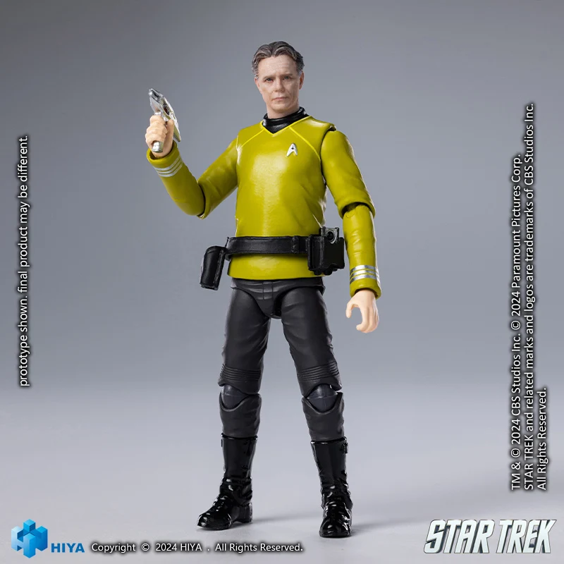 HIYA Exquisite Mini Series 1/18 Scale 4 Inch STAR TREK 2009 Pike Action Figure - Image 9