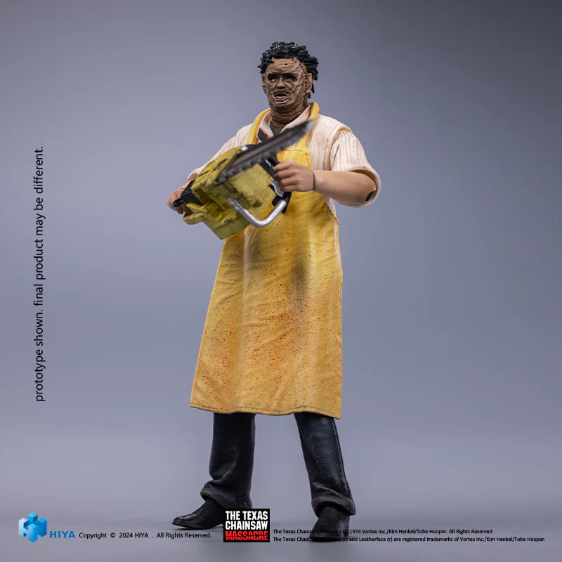 HIYA Exquisite Mini Series 1/18 Scale 4 Inch Texas Chainsaw Massacre 1974 LeatherFace - Killing Mask Standard Ver. Action Figure - Image 11
