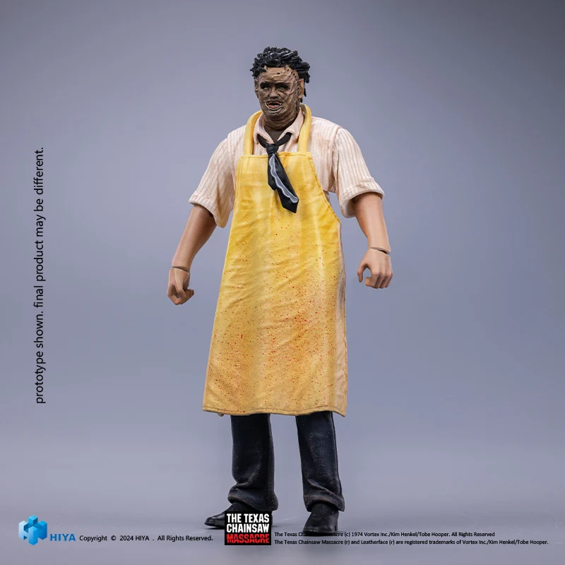 HIYA Exquisite Mini Series 1/18 Scale 4 Inch Texas Chainsaw Massacre 1974 LeatherFace - Killing Mask Standard Ver. Action Figure - Image 8