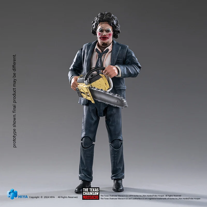 HIYA Exquisite Mini Series 1/18 Scale 4 Inch Texas Chainsaw Massacre 1974 LeatherFace - Pretty Woman Mask Action Figure - Image 13