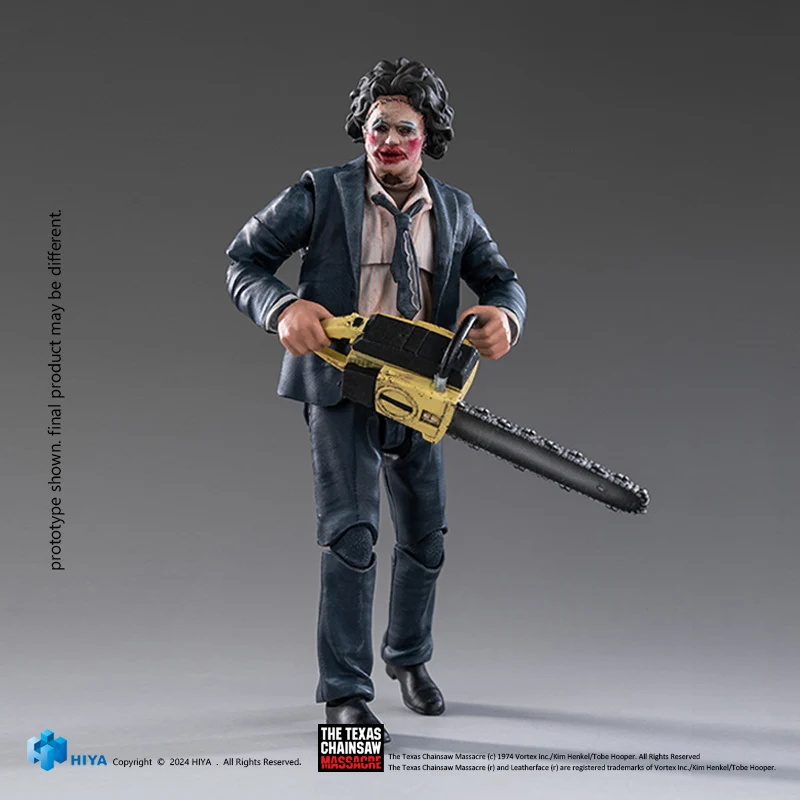 HIYA Exquisite Mini Series 1/18 Scale 4 Inch Texas Chainsaw Massacre 1974 LeatherFace - Pretty Woman Mask Action Figure - Image 14