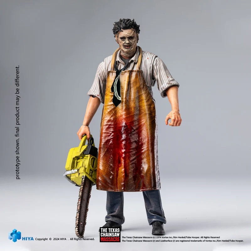 HIYA Exquisite Mini Series 1/18 Scale 4 Inch Texas Chainsaw Massacre LeatherFace - Killing Mask Action Figure - Image 11