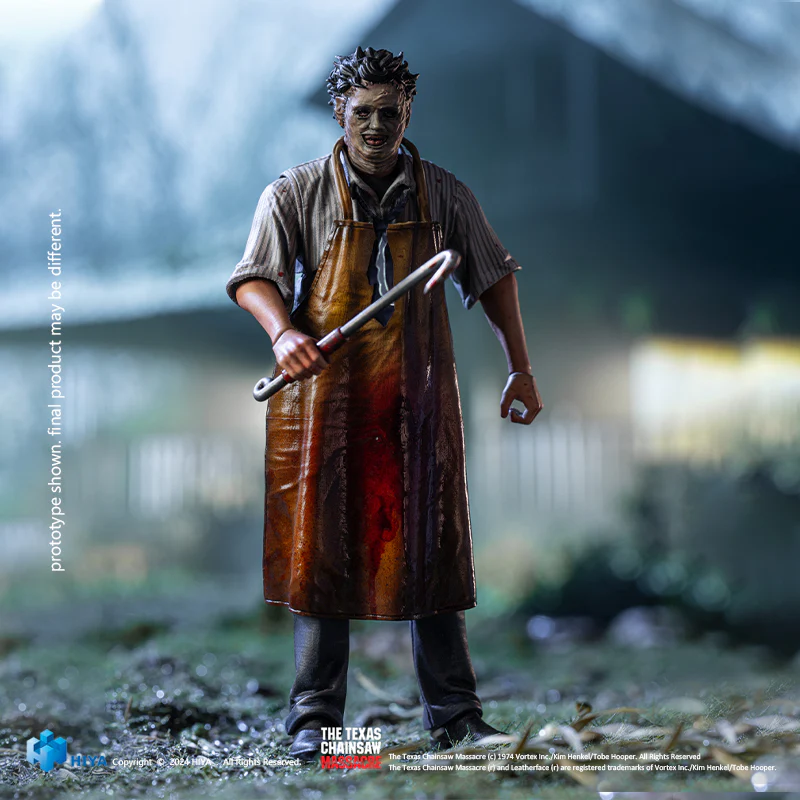 HIYA Exquisite Mini Series 1/18 Scale 4 Inch Texas Chainsaw Massacre LeatherFace - Killing Mask Action Figure - Image 6