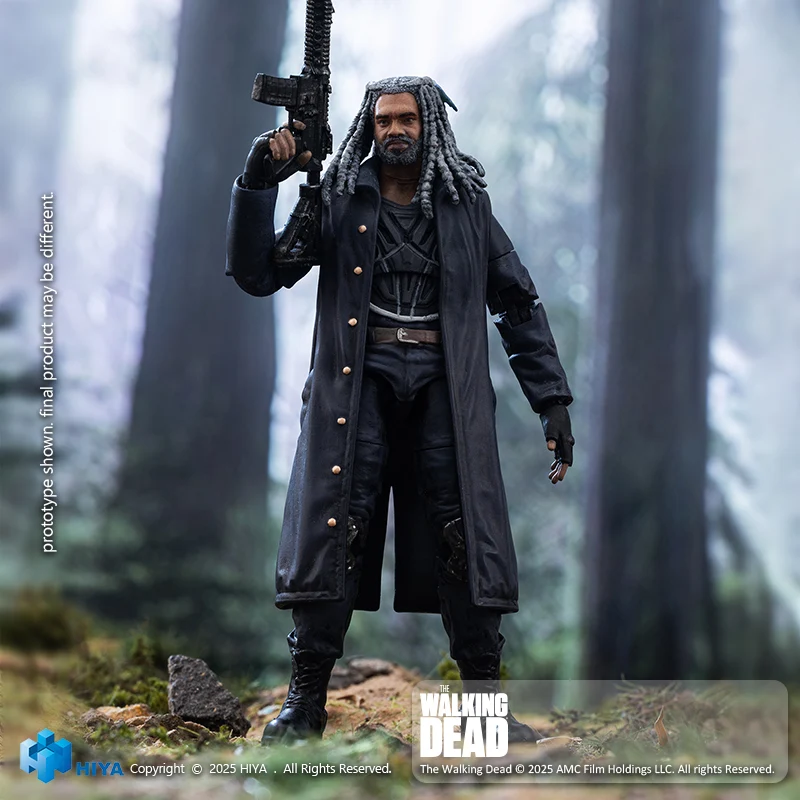 HIYA Exquisite Mini Series 1/18 Scale 4 Inch The Walking Dead Ezekiel Action Figure - Image 4