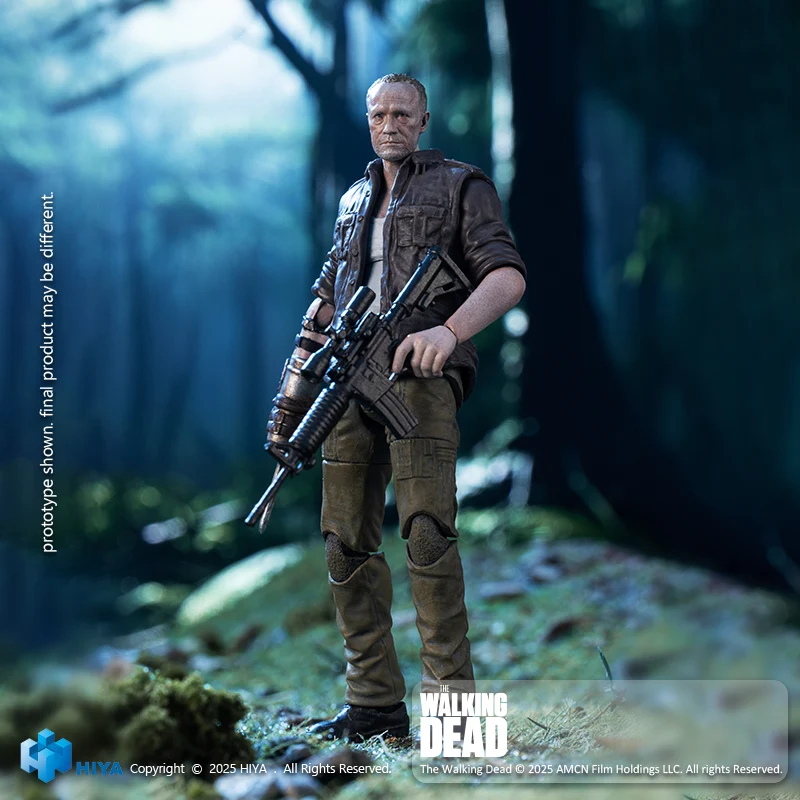 HIYA Exquisite Mini Series 1/18 Scale 4 Inch The Walking Dead Merle Action Figure - Image 4
