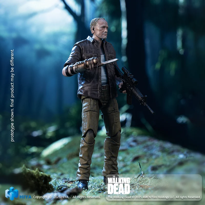 HIYA Exquisite Mini Series 1/18 Scale 4 Inch The Walking Dead Merle Action Figure - Image 5