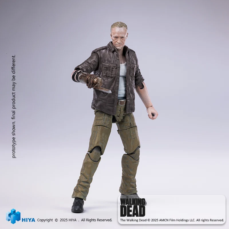 HIYA Exquisite Mini Series 1/18 Scale 4 Inch The Walking Dead Merle Action Figure - Image 9