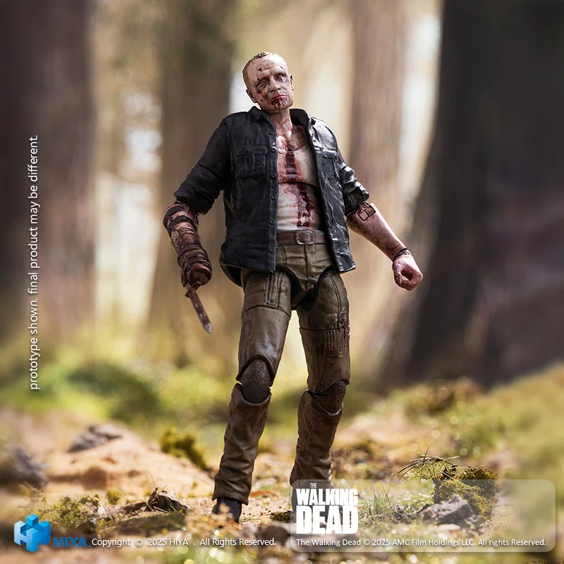 HIYA Exquisite Mini Series 1/18 Scale 4 Inch The Walking Dead Merle Walker Version Action Figure - Image 2