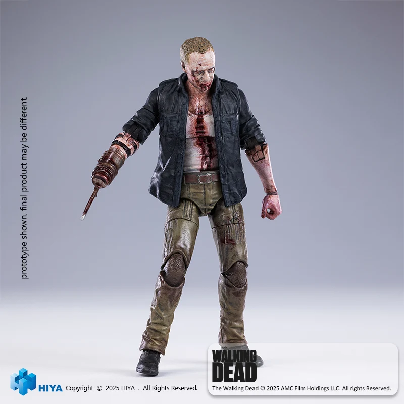 HIYA Exquisite Mini Series 1/18 Scale 4 Inch The Walking Dead Merle Walker Version Action Figure - Image 6