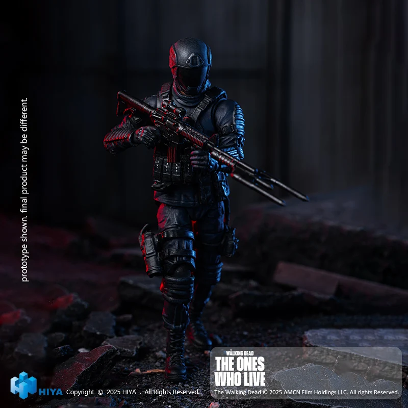 HIYA Exquisite Mini Series 1/18 Scale 4 Inch The Walking Dead The Ones Who Lived CRM Soldier Action Figure - Image 4