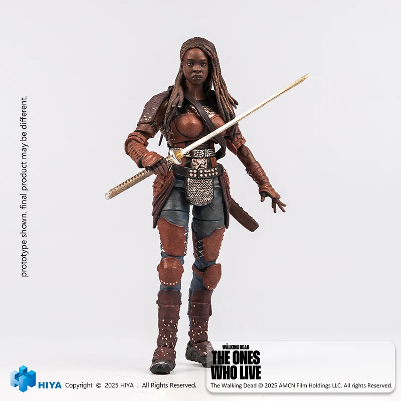 HIYA Exquisite Mini Series 1/18 Scale 4 Inch The Walking Dead The Ones Who Lived Michonne Action Figure - Image 10