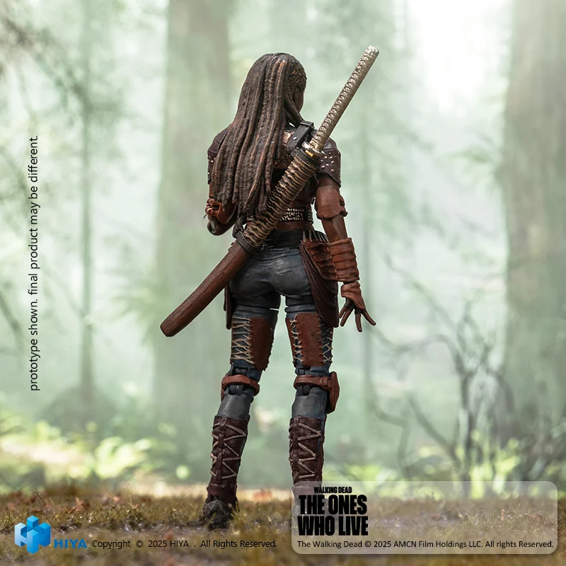 HIYA Exquisite Mini Series 1/18 Scale 4 Inch The Walking Dead The Ones Who Lived Michonne Action Figure - Image 3