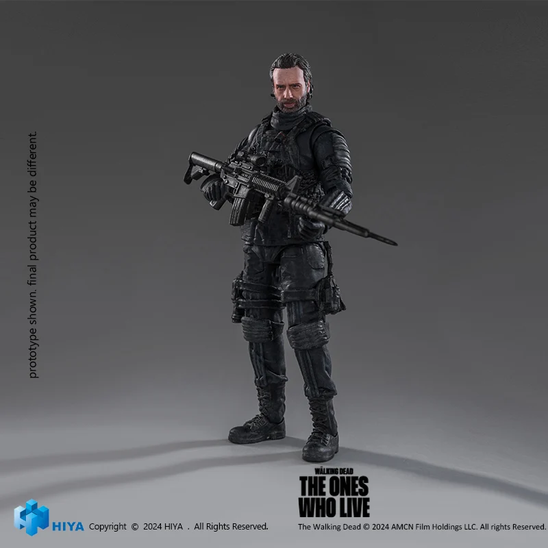HIYA Exquisite Mini Series 1/18 Scale 4 Inch The Walking Dead The Ones Who Lived Rick Action Figure - Image 6