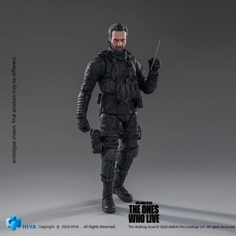 HIYA Exquisite Mini Series 1/18 Scale 4 Inch The Walking Dead The Ones Who Lived Rick Action Figure - Image 7